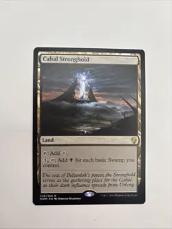 Magic The Gathering MTG Cabal Stronghold Dominaria Trading Card LP - Image 1