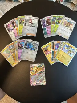 Pokemon Destined Rivals Super Pack Lot Of 20 Reverse Holos, Holo, And EX Card - Image 1