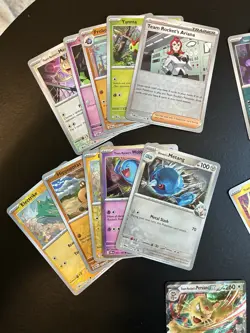 Pokemon Destined Rivals Super Pack Lot Of 20 Reverse Holos, Holo, And EX Card - Image 2