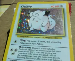 Clefairy 5/102 Rare Holo Base Set Pokemon Card MP - Image 2