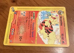 Pokemon Card TCG Aquapolis E-Reader Arcanine Non Holo 2/147 WOTC Rare LP - Image 2