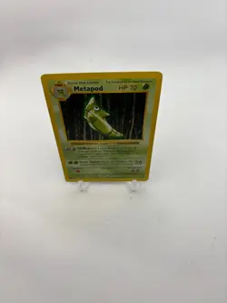 Pokemon Card - Metapod - 54/102 - HP - Base Set Shadowless - Image 2