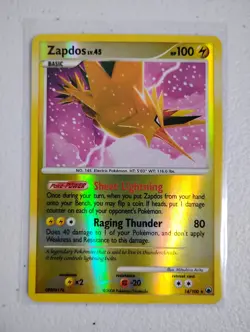 Zapdos 14/100 Reverse Holo Majestic Dawn Pokemon Card NM - Image 1