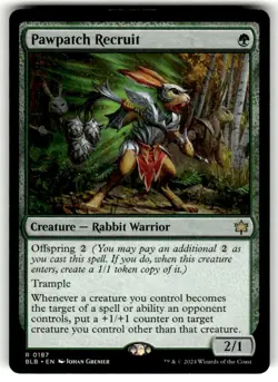 Bloomburrow Pawpatch Recruit Expansion/Rare - Image 1