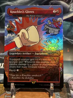 MTG | Knuckles's Gloves - The Reaver Cleaver [Secret Lair Sonic]✨FOIL✨ - Image 1
