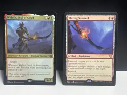 Wyleth, Soul of Steel & Blazing Sunsteel, Commander Legends 362 & 364 NM - Image 1