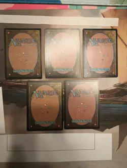 Foil Basic Land Plains x5 lot MTG Magic the Gathering These 5 - Image 2