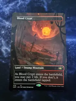 MTG UNF Unfinity Blood Crypt (Borderless) #279 Rare - NM - Image 1
