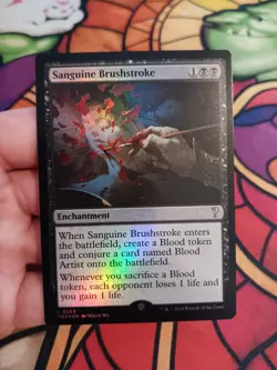 Sanguine Brushstroke Mystery Booster 2 Foil MTG MINT - Image 1