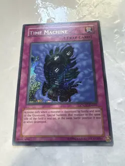Yu-Gi-Oh! SECRET RARE HOLO CARD TIME MACHINE CSOC-EN091 LP - Image 1