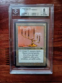 1994 Magic The Gathering MTG Antiquities Candelabra Of Tawnos BGS 8 - Image 1
