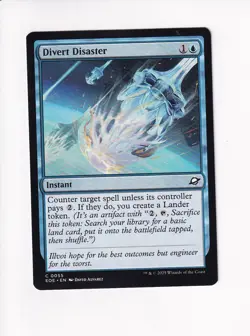 MAGIC THE GATHERING MTG EDGE OF ETERNITIES DIVERT DISASTER (#1) - Image 1