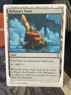 Reliquary Tower White Border #111 Mystery Booster 2 MTG Magic Card - Image 1