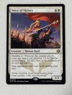 Magic: The Gathering TCG Tarkir: Dragonstorm Voice of Victory - Image 1