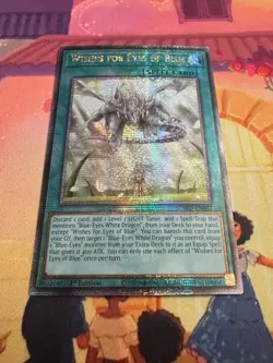 1x Wishes for Eyes of Blue - SDWD-EN042 - Quarter Century Secret Rare Yugioh - Image 1