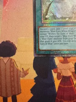 1x Wishes for Eyes of Blue - SDWD-EN042 - Quarter Century Secret Rare Yugioh - Image 2
