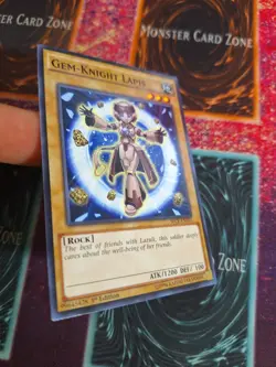 Yu-Gi-Oh! Gem-Knight Lapis SECE-EN012 Common 1st Edition Near Mint - Image 2