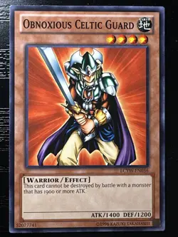 Obnoxious Celtic Guard - LP - LCYW-EN036 - Unlimited - Common - Yu-Gi-Oh! TCG - Image 1