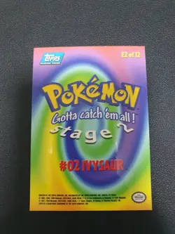 Ivysaur #02 - E2 of 12 Foil (Topps) Pokemon Card - Image 3