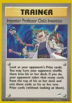 Imposter Professor Oak's Invention 94/105 Neo Destiny Rare Pokemon Card - Image 1