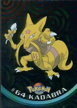 Kadabra - #64 Foil Series 1 (Topps) Pokemon Card - NM/M - Blue Label - Image 1