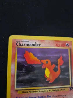 Charmander 50/82 Black Dot Ink Error Team Rocket Pokemon Card - Image 4