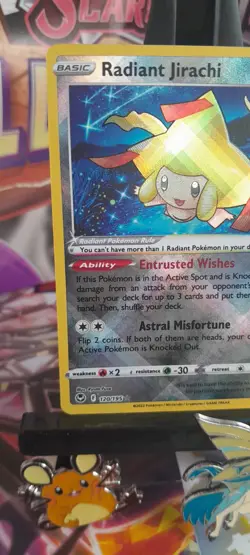 Pokemon Card-Radiant Jirachi 120/195- Silver Tempest- Near Mint - Image 3