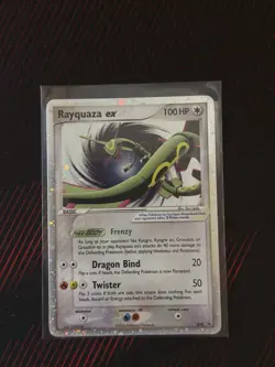 Rayquaza EX HOLO Rare Black Promo #039 Pokemon TCG - Image 1