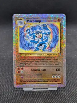 Machamp 15/110 Legendary Collection Reverse Holo Pokemon WOTC Played - Image 1