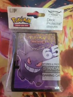 65 Ultra Pro Pokemon GENGAR Haunted Hollow Card Sleeves Standard Size Protector - Image 1