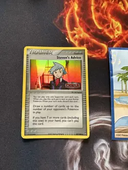 Pokemon STEVEN'S ADVICE 83/108 (Reverse Holo) Power Keepers 🔥Stamped🔥111💎NM💎 - Image 1