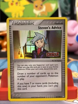 Pokemon TCG Steven's Advice 83/108 Power Keeper Reverse Holo Stamped NM/LP - Image 1