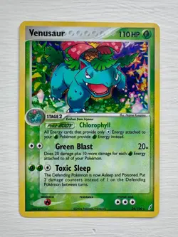 Pokemon TCG Venusaur EX Crystal Guardians 28/100 Holo Cosmos Holo Rare - Image 1