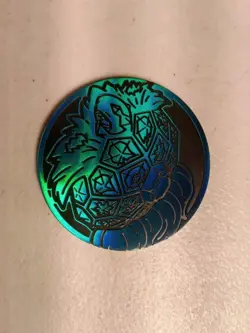 Pokemon Surging Sparks Booster Tin Battle Coin Only Fall Chest 2024 - Image 1