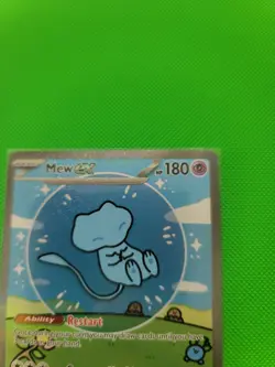 Pokemon 232/091 Mew EX SIR Paldean Fates Bubble Mew Special Illustration Rare - Image 3
