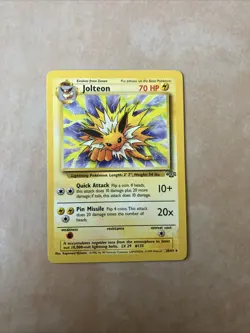 1999 Pokemon TCG Jolteon Jungle Non Holo 20/64 - Image 5