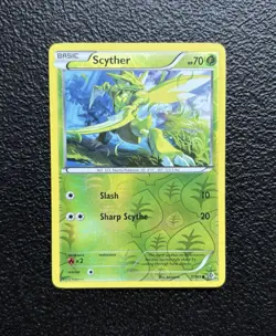 Pokemon TCG - Scyther 7/149 - Reverse Holo Rare - Boundaries Crossed *NM/LP - Image 1