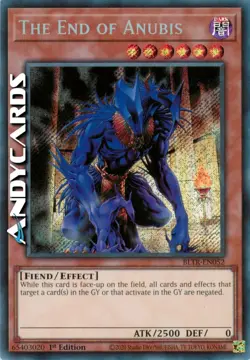 THE END OF ANUBIS • (La Fine Di Anubis) • Segreta • BLTR EN052 • 1Ed • Yugioh! - Image 1