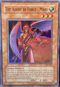 The Agent Of Force Mars - AST-009 Super Rare Unlimited Edition YuGiOh TCG Card - Image 1
