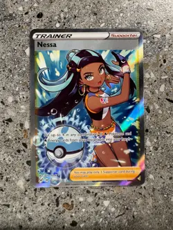 Pokemon TCG Cards Nessa TG27/TG30 Lost Origin Full Art Ultra Rare Holo NM - Image 1
