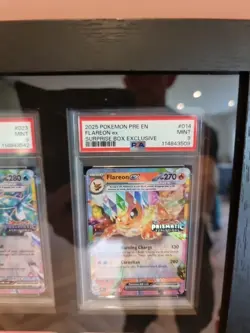 Prismatic Evolutions Surprise Box Stamped EX Promo Cards 9/9 Complete PSA 9 Set - Image 2