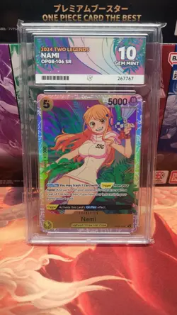 ONE PIECE Card NAMI (SR) OP08-106 - Two Legends - ACE 10 - Image 1