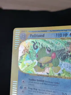 Pokemon Card - Politoed - Skyridge - Holo Rare - H23/H32 - LP-MP - Image 4