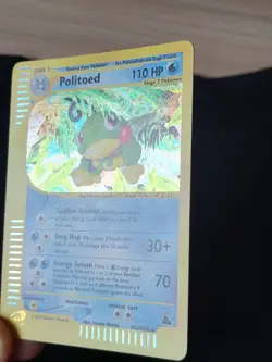 Pokemon Card - Politoed - Skyridge - Holo Rare - H23/H32 - LP-MP - Image 5