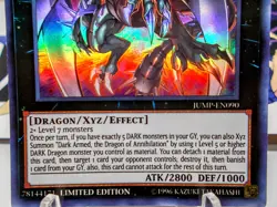 Dark Armed The Dragon of Annihilation yu-gi-oh ultra rare foil trading card - Image 3