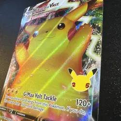 Pokemon Pikachu VMAX SWSH062 25th Anniversary Celebrations Promo Card NM Holo - Image 3