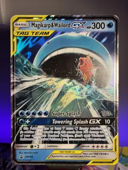 Magikarp & Wailord GX Jumbo/Oversized Promo Card SM166 Tag Team Pokemon Card Tcg - Image 2