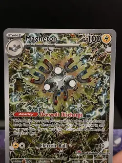 Pokemon Card Magneton SVP 159 Black Star Promo Surging Sparks Pokemon Center NM - Image 2