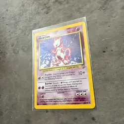 Mewtwo Base Set 2 Holo Rare 10/130 Pokemon Card Vintage TCG - Image 3