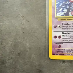 Mewtwo Base Set 2 Holo Rare 10/130 Pokemon Card Vintage TCG - Image 4
